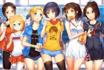 mujeres de shingeki no kyojin