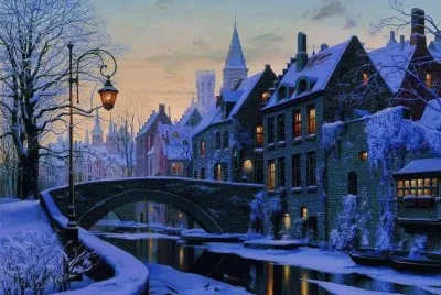 cold night. jigsaw puzzle
