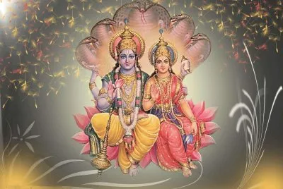 Visnu y Laksmi