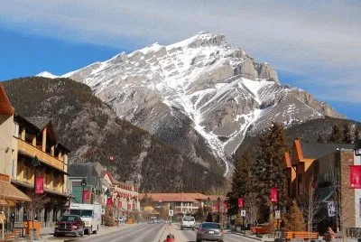 Street in Banff  Canada