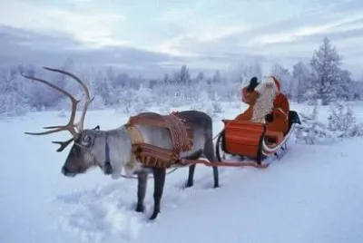 Santa with Rendeer