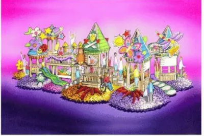 2014 Tournament of Roses Parade Lion 's Club Float: