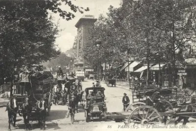 Paris - Boulevard et Porte Saint-Denis