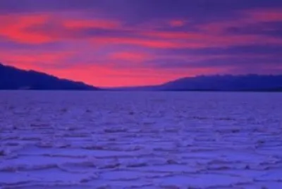 פאזל של Sunset on Salt Flats-Death Valley