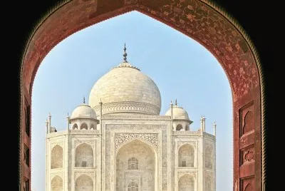 Vista del Taj Mahal