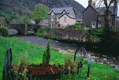 Stone Village of Beddgelert  Wales UK