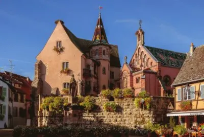 St Leo Church  Eguisheim  Alsace jigsaw puzzle