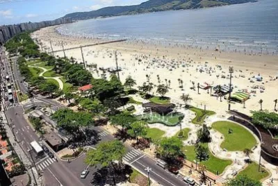 Orla da Praia de Santos - SP
