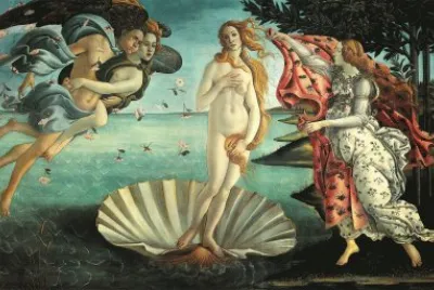The birth of Venus (Aphrodite)
