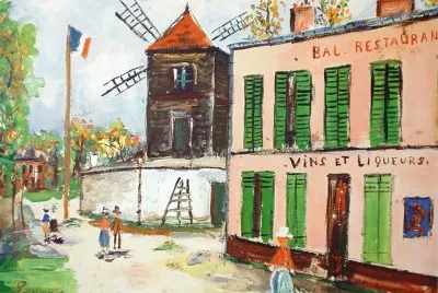 פאזל של maurice utrillo