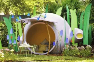 Giant Lavender Tea Pot Play House-Florida