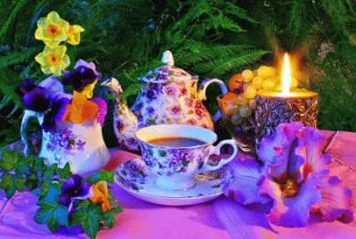 Romantic Evening Tea Setting