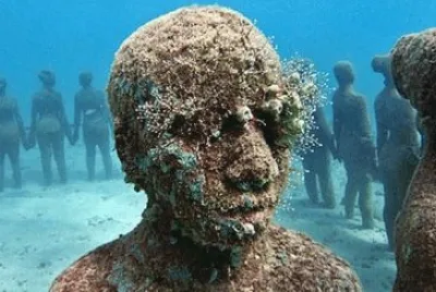 cancun bajo agua