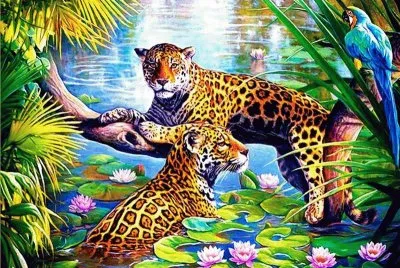 jaguares en la selva