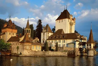 Oberhofen Castle Lake Thun  Switzerland