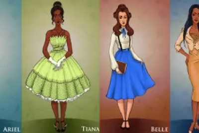 Ariel Tiana Belle Pocahontas