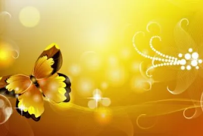 Yellow Butterfly jigsaw puzzle
