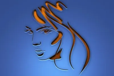 Abstract Woman Face