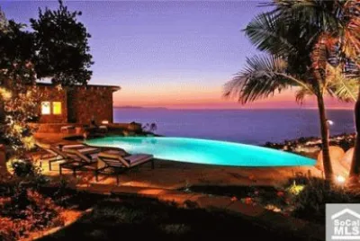 Evening Sunset from Laguna Beach Mansion
