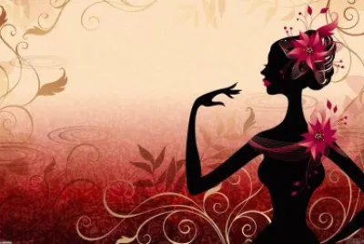 Lady in Black jigsaw puzzle