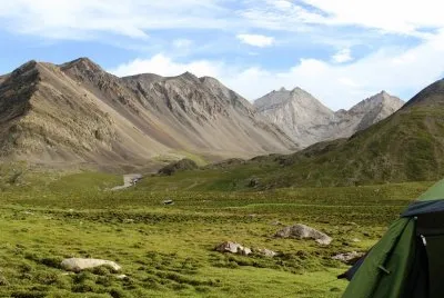 Camping in Tibet
