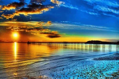 coucher de soleil