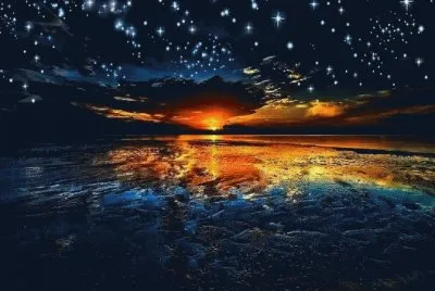 coucher de soleil