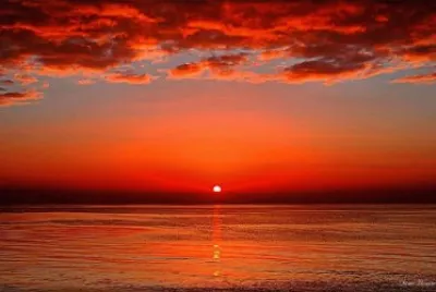 coucher de soleil