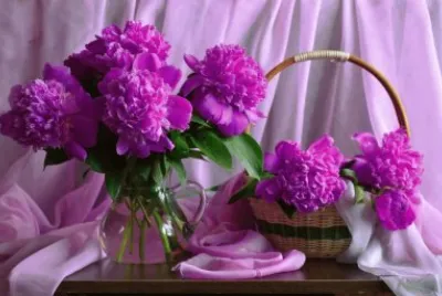 bouquet de pivoines