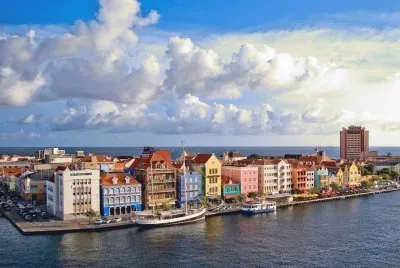 Willemstad from above  Curacao