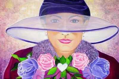 Mujer con sombrero