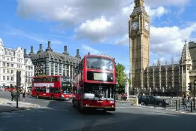 Tourist buses in London jigsaw puzzle