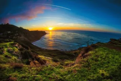 Beautiful Coastline Sunset-Palos Verdes