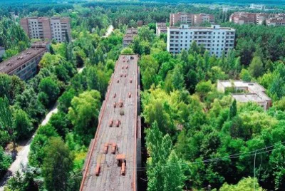 פאזל של Pripyat, una ciudad de cerca de 50.000 personas,