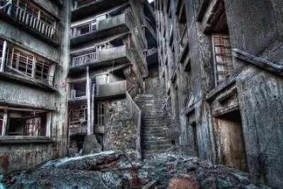 פאזל של isla de Hashima era rica en carbÃ³n