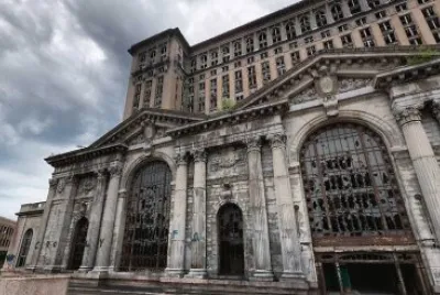 פאזל של EstaciÃ³n Central de Michigan. Detroit, EEUU