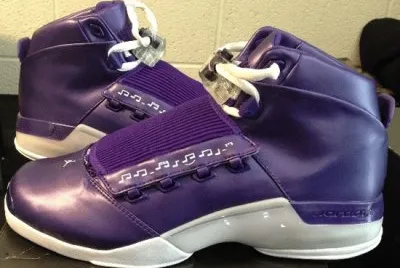 Retro Purple and White Air Jordan