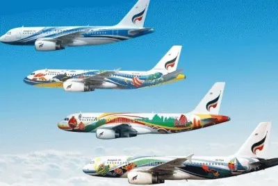 Colorful  Bangkok Airways