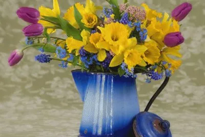 vaso azul
