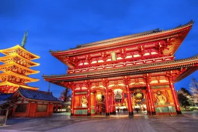 Temple Entrance Tokyo