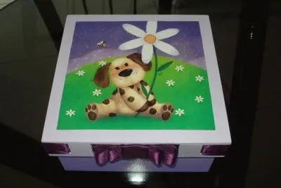 caixa-cao-flor jigsaw puzzle