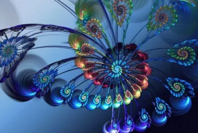 Abstract Peacock