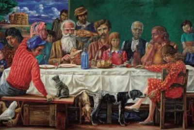 Antonio Berni  "Domingo en la chacra "