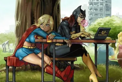 batgirl y supergirl