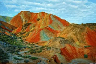 פאזל של Rainbow Mountains China
