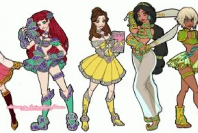 Eilonwy Ariel Belle Jasmine Kida