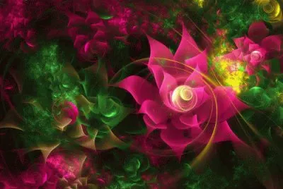 פאזל של Pink and Green