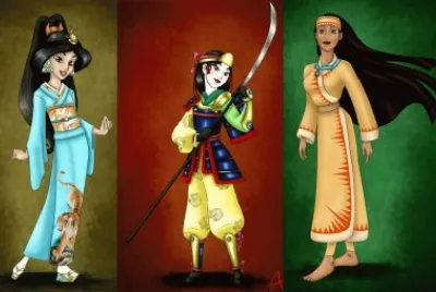 Jasmine Mulan Pocahontas