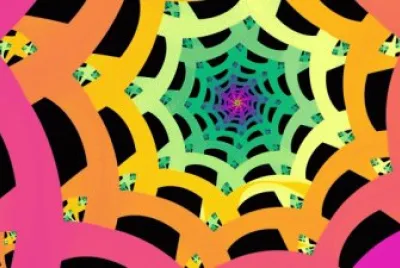 פאזל של Colorful Web