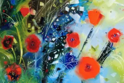 פאזל של Poppies abstraction